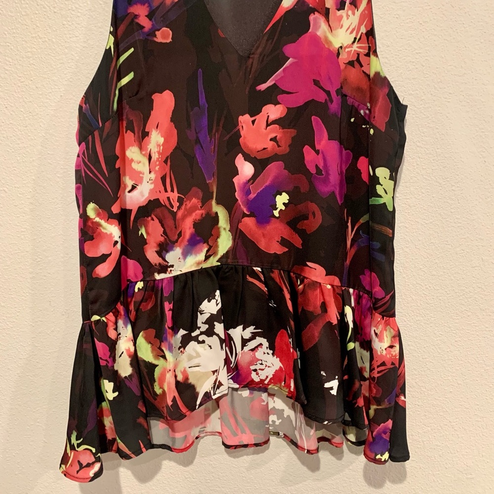Askari Peplum Sleeveless Top View 2